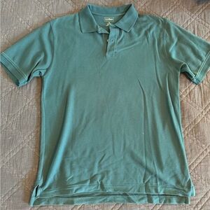 LL BEAN Men’s Blue Polo Size M